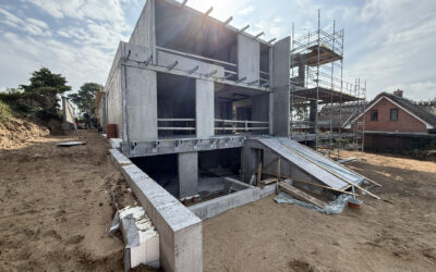 Strib – Murerarbejde på en stor villa med udsigt over Lillebælt